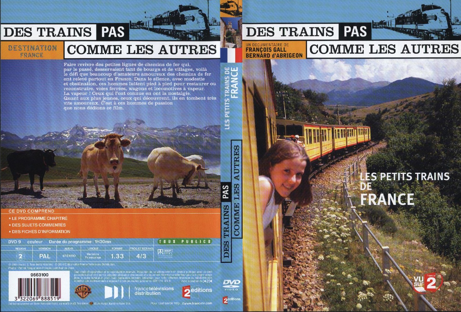 Jaquette DVD Des trains pas comme les autres - Les petits trains de France