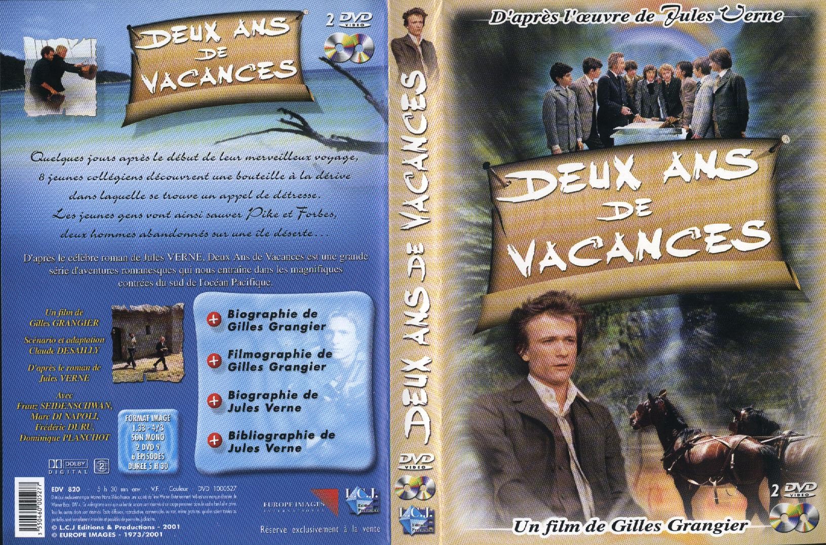 Jaquette DVD Deux ans de vacances