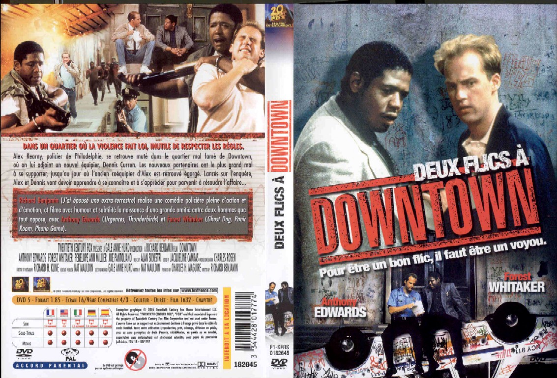 Jaquette DVD Deux flics  Downtown