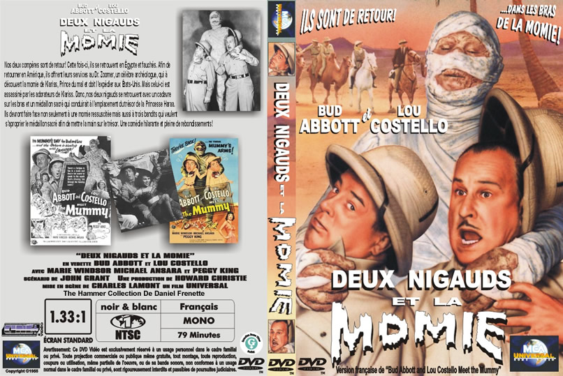 Jaquette DVD Deux nigauds contre la momie