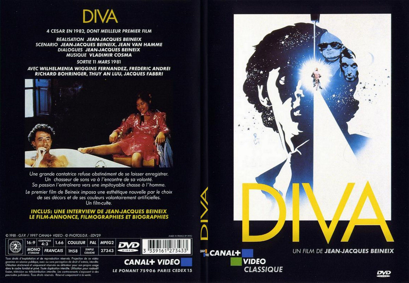 Jaquette DVD Diva - SLIM