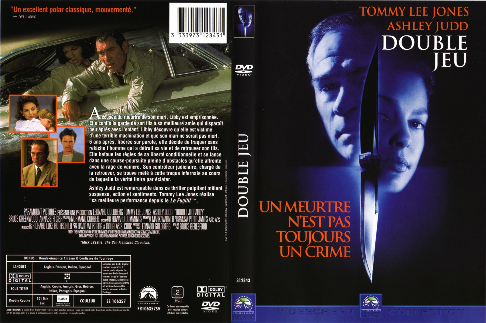 Double jeu en DVD : Double jeu - AlloCiné