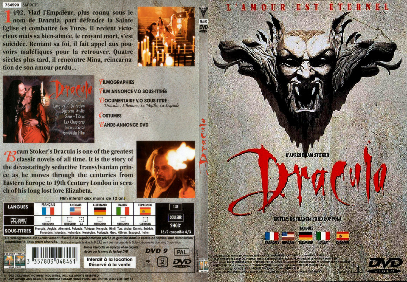 Jaquette DVD Dracula - SLIM