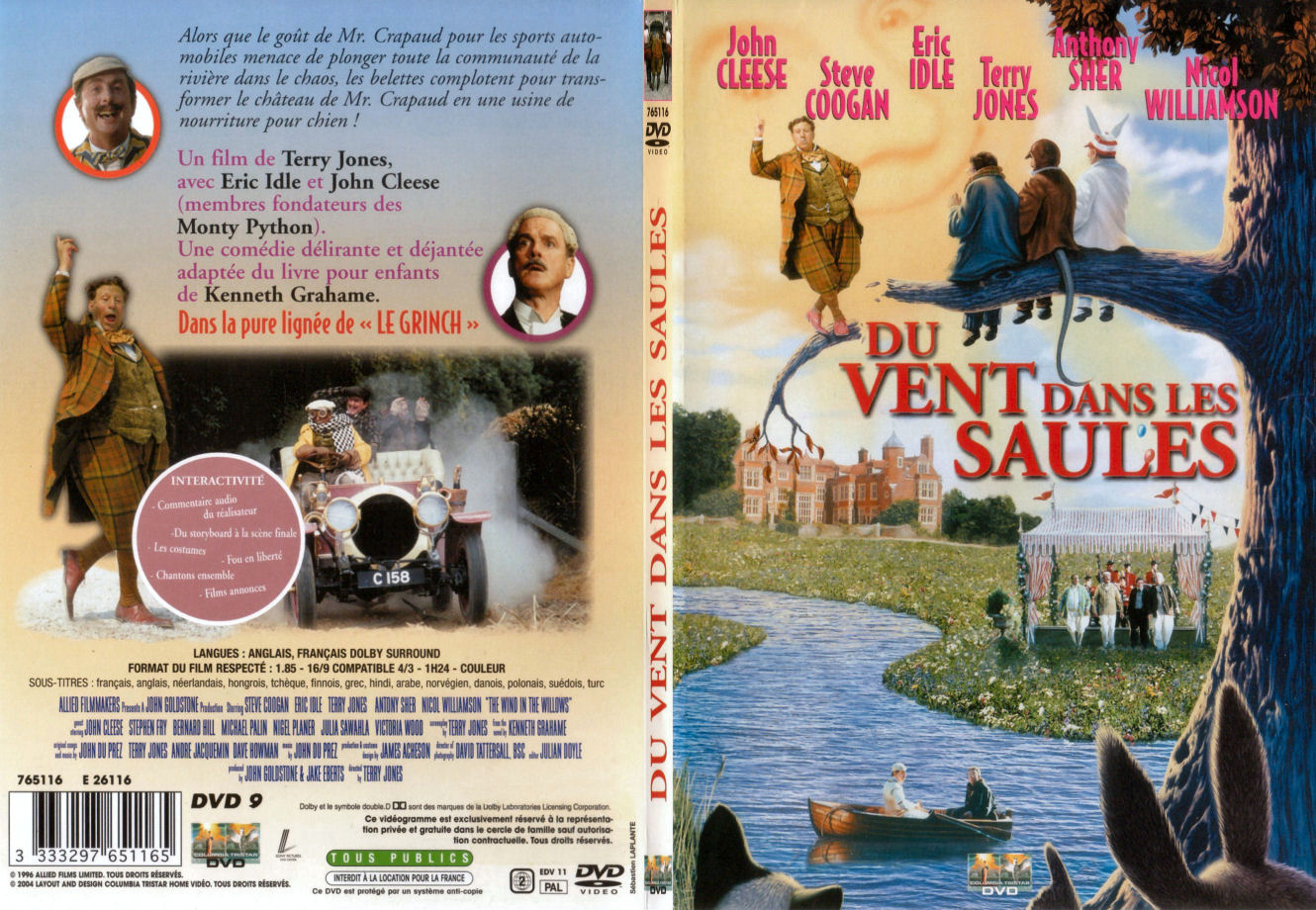 Jaquette DVD Du vent dans les saules - SLIM