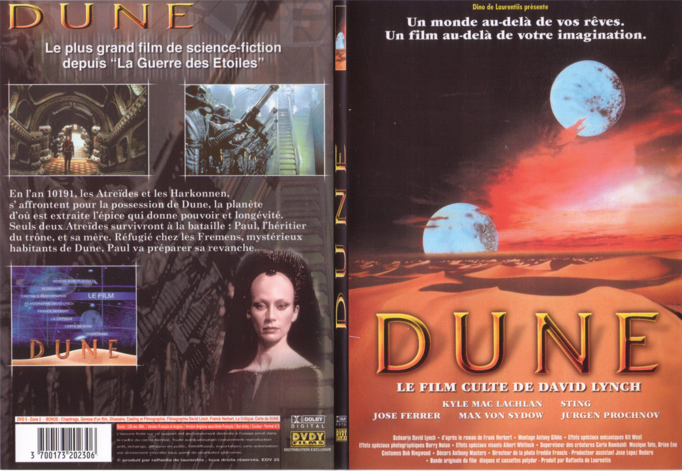 Jaquette DVD Dune - SLIM