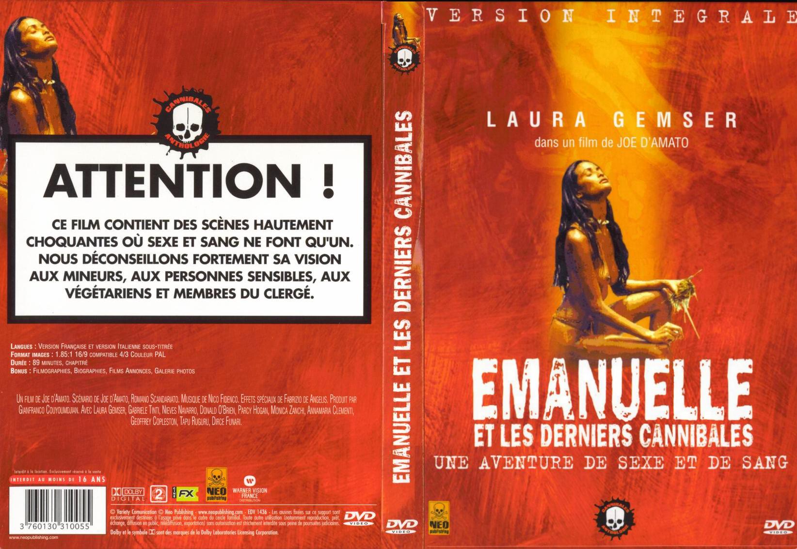 Jaquette DVD Emanuelle et les derniers cannibales