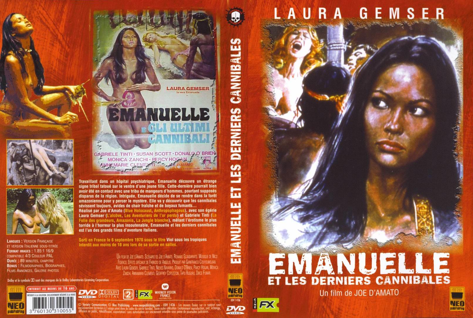 Jaquette DVD Emanuelle et les derniers cannibales v2