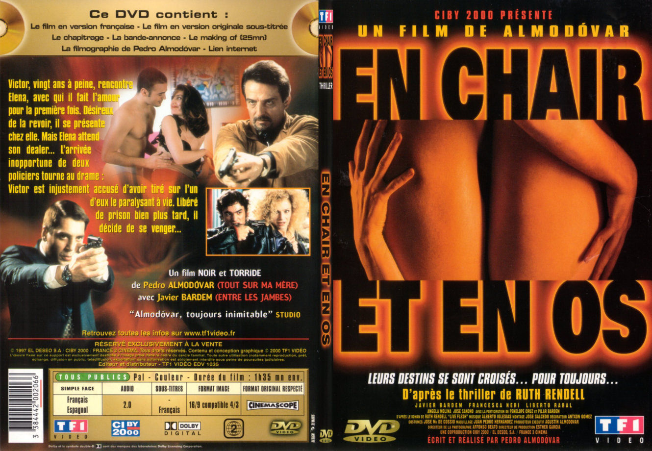 Jaquette DVD En chair et en os - SLIM