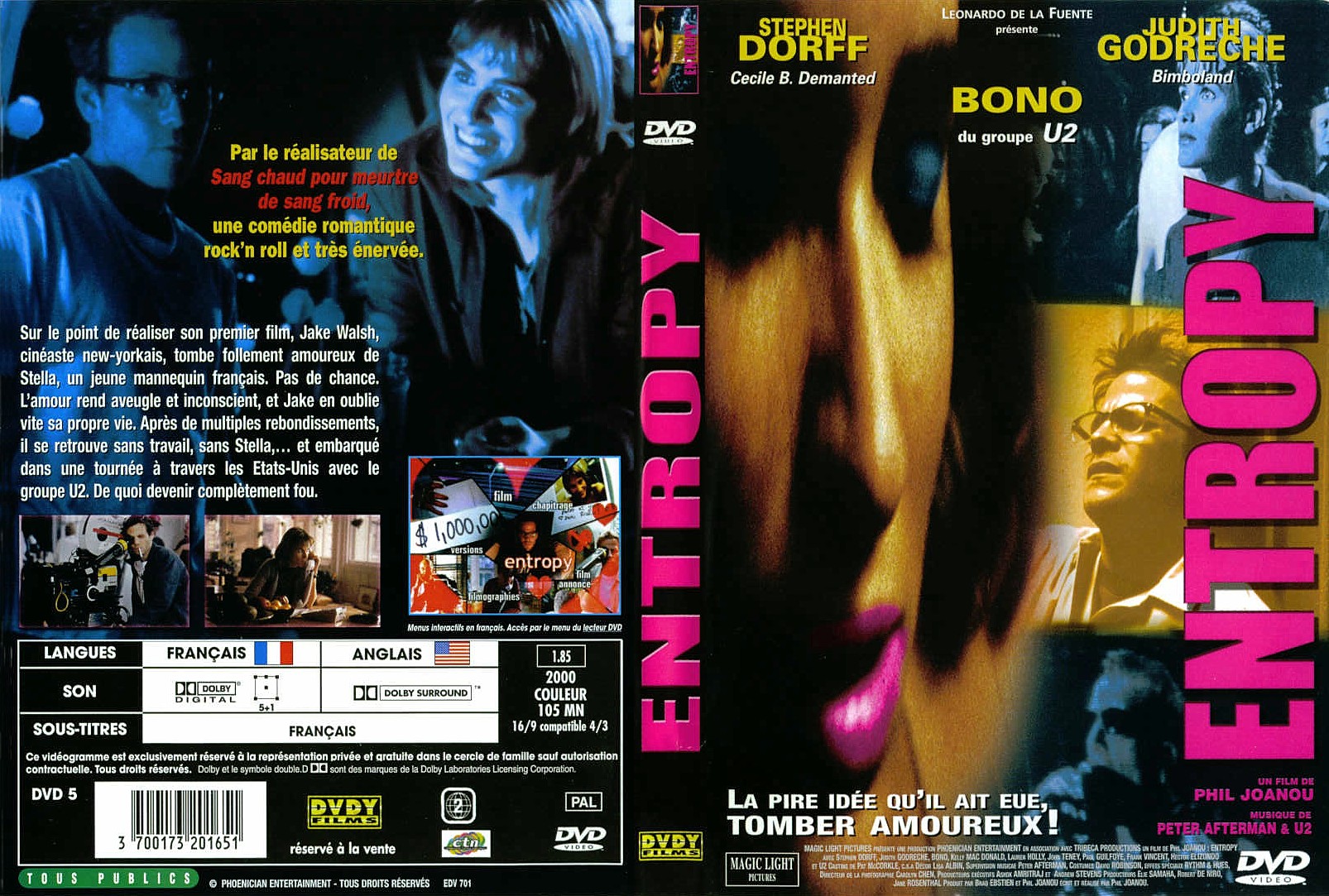 Jaquette DVD Entropy