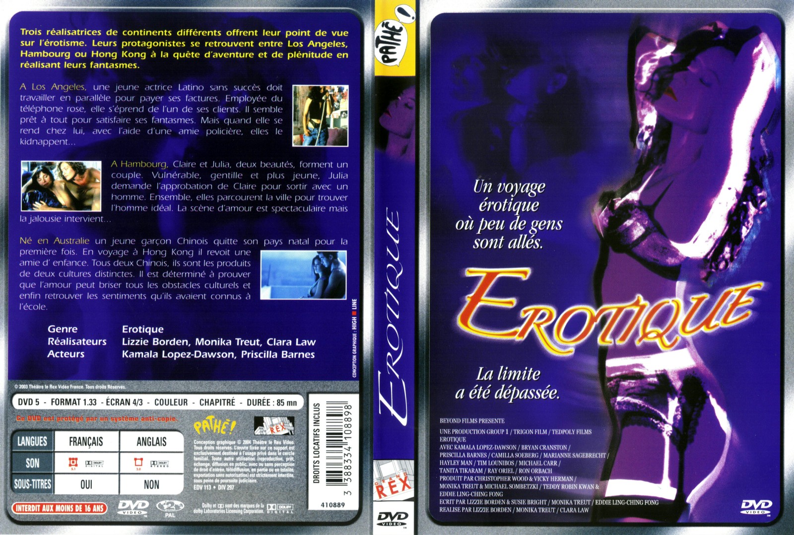 Jaquette DVD Erotique