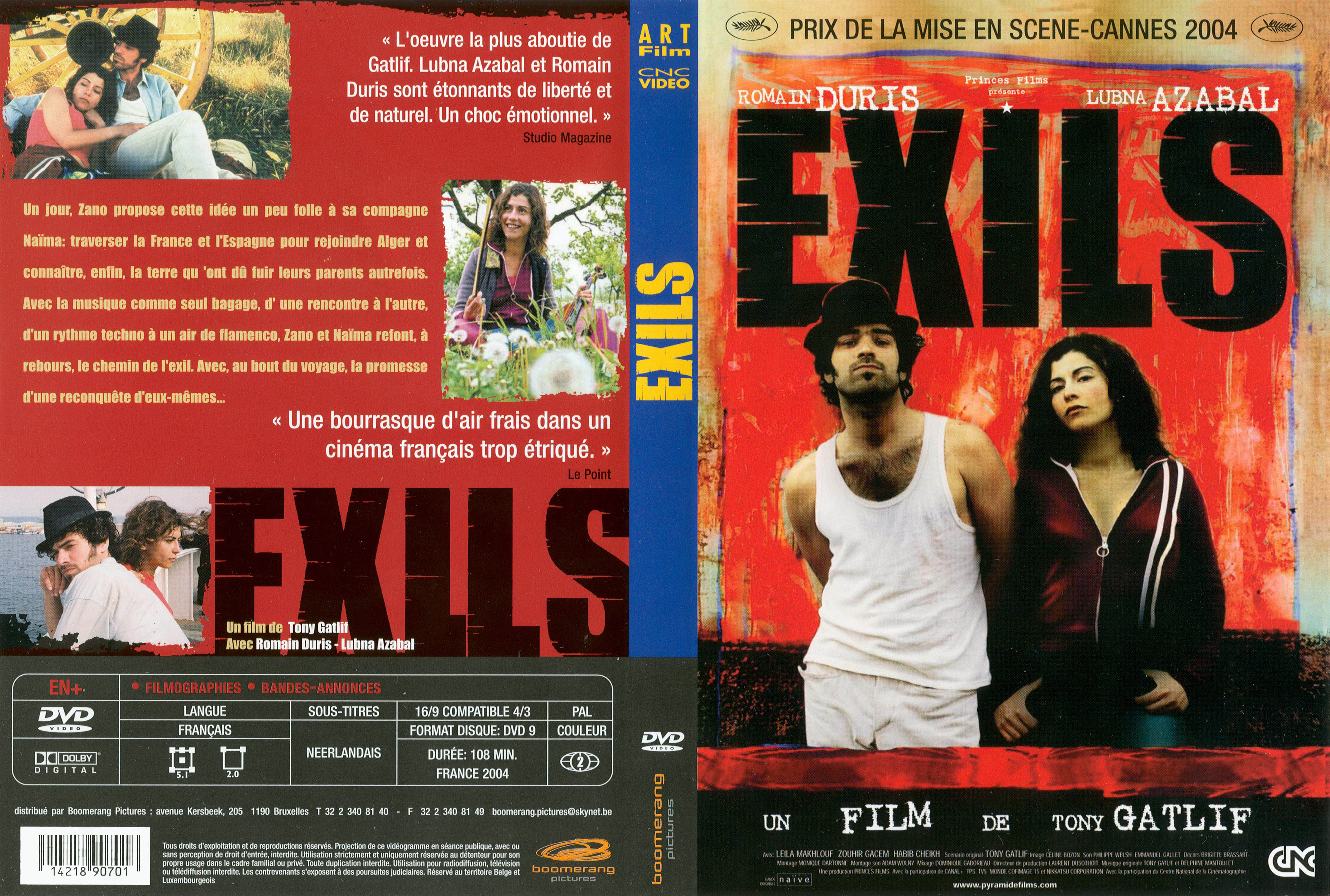 Jaquette DVD Exils