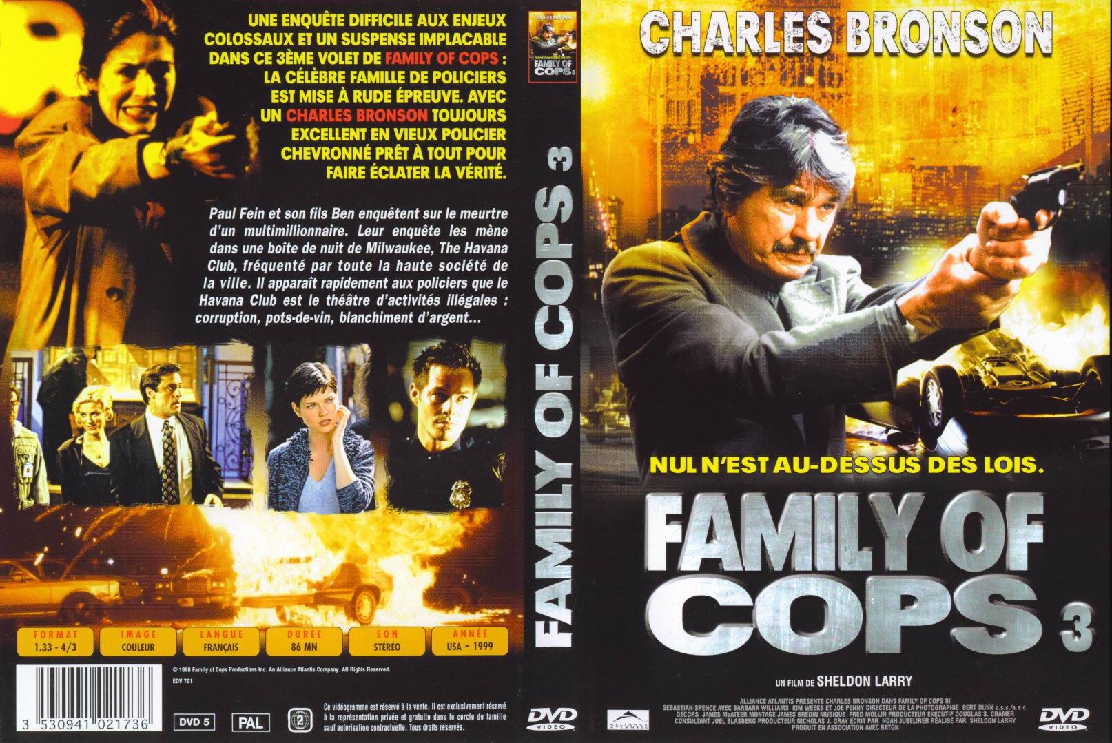 Jaquette DVD Family of cops 3
