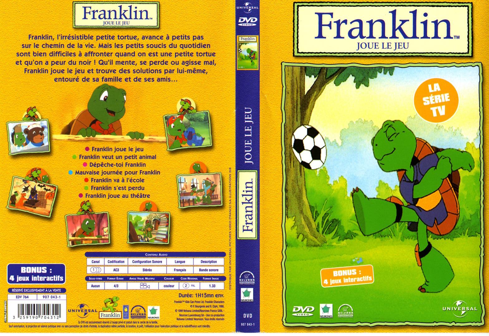 Jaquette DVD Franklin joue le le jeu