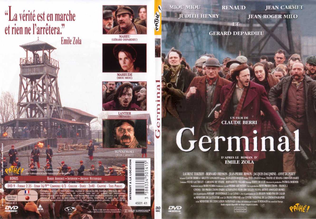 Jaquette DVD Germinal - SLIM