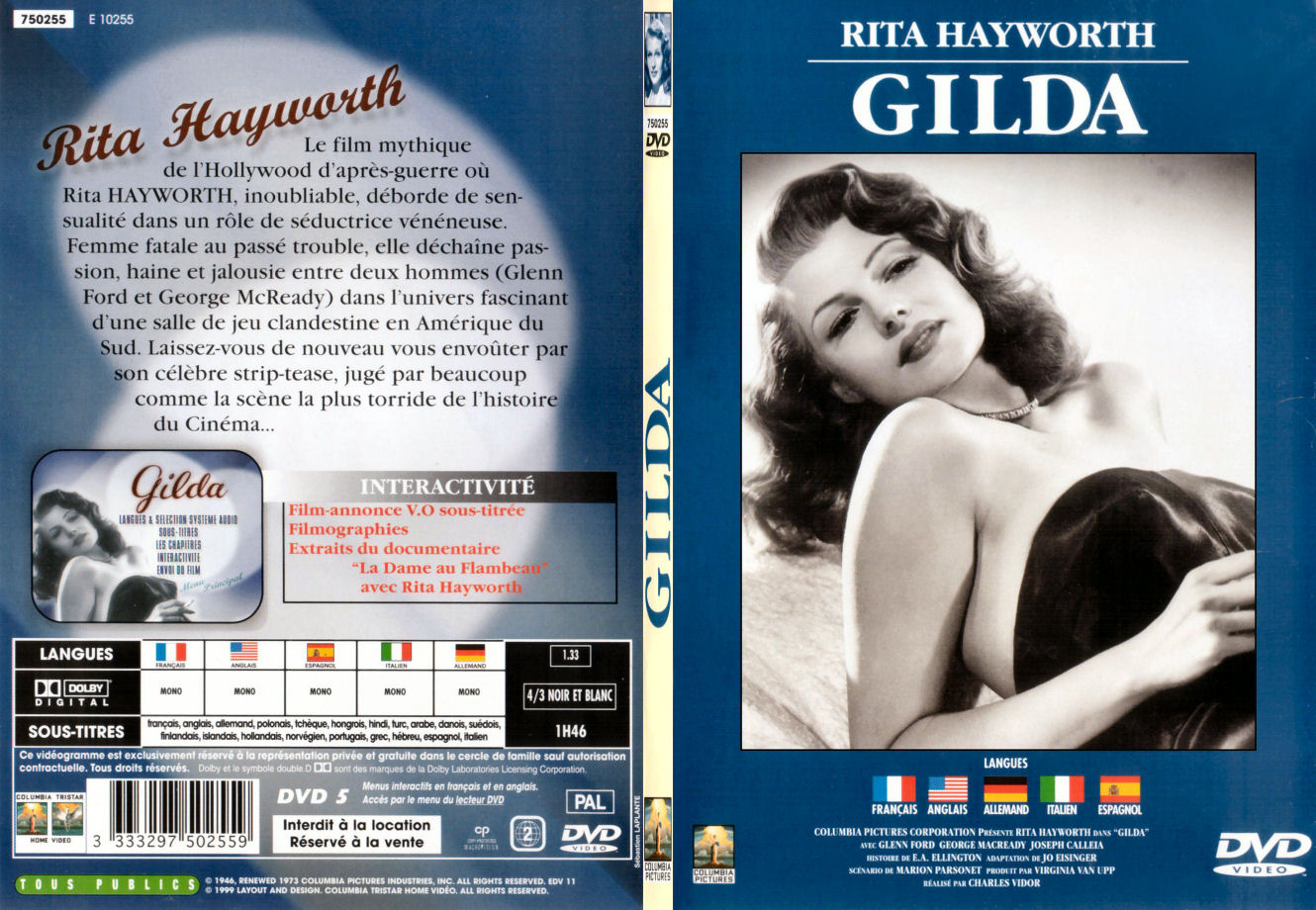 Jaquette DVD Gilda - SLIM