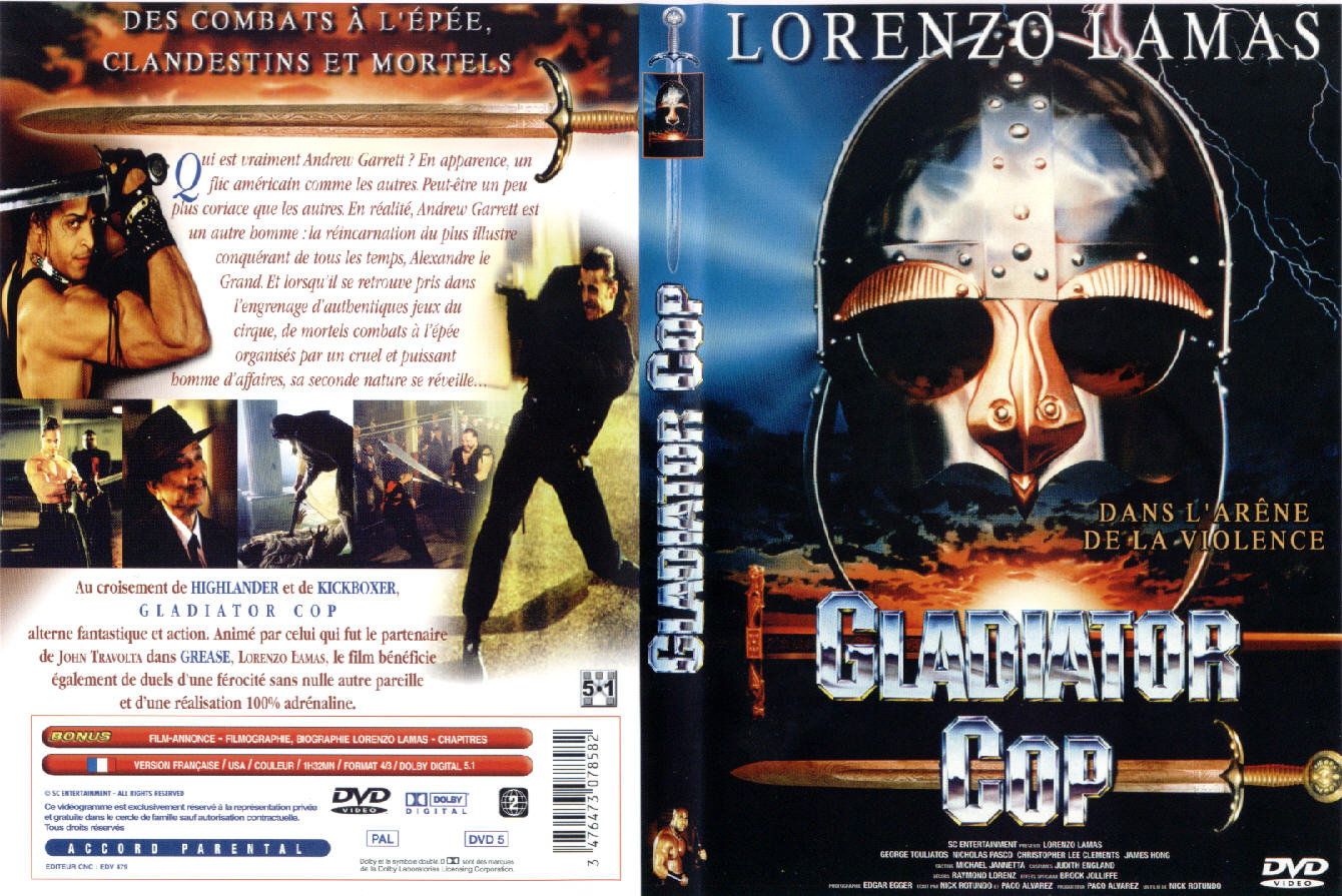 Jaquette DVD Gladiator cop