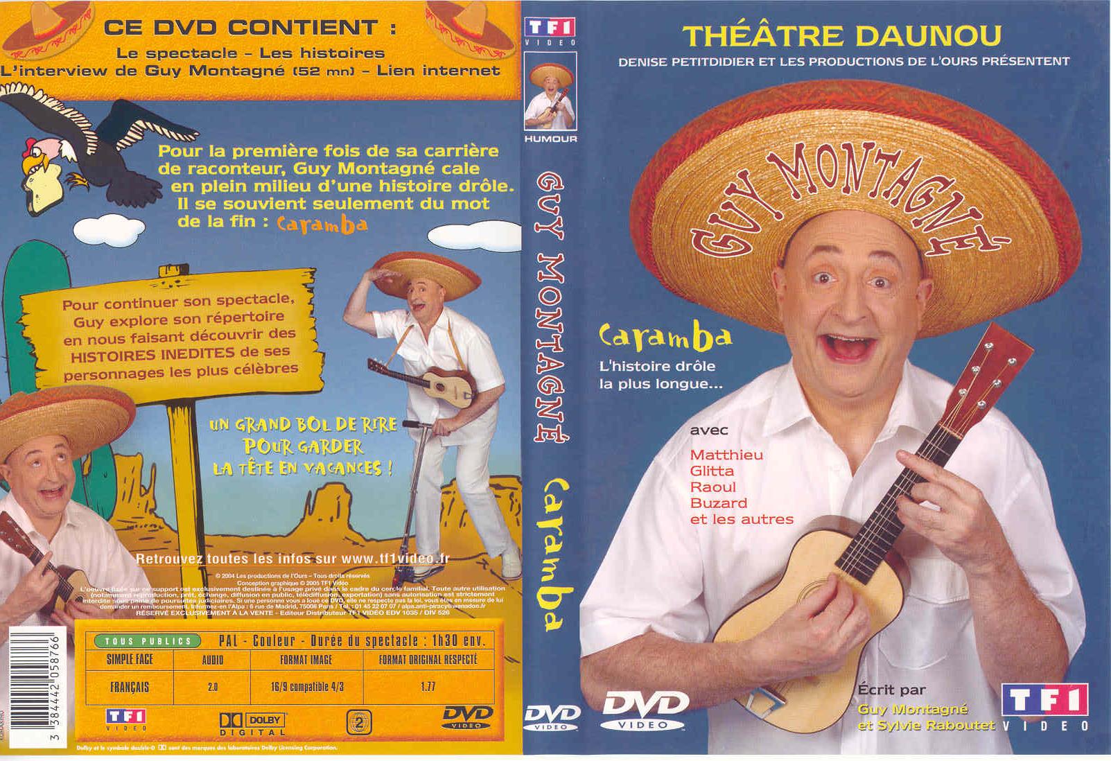 Jaquette DVD Guy Montagn Caramba
