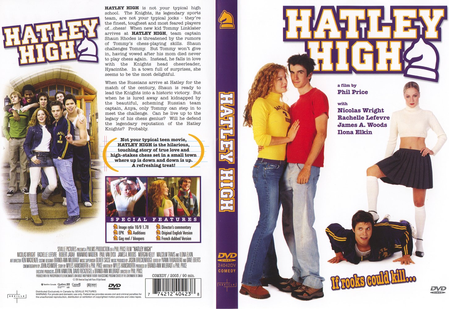 Jaquette DVD Hatley High Zone 1