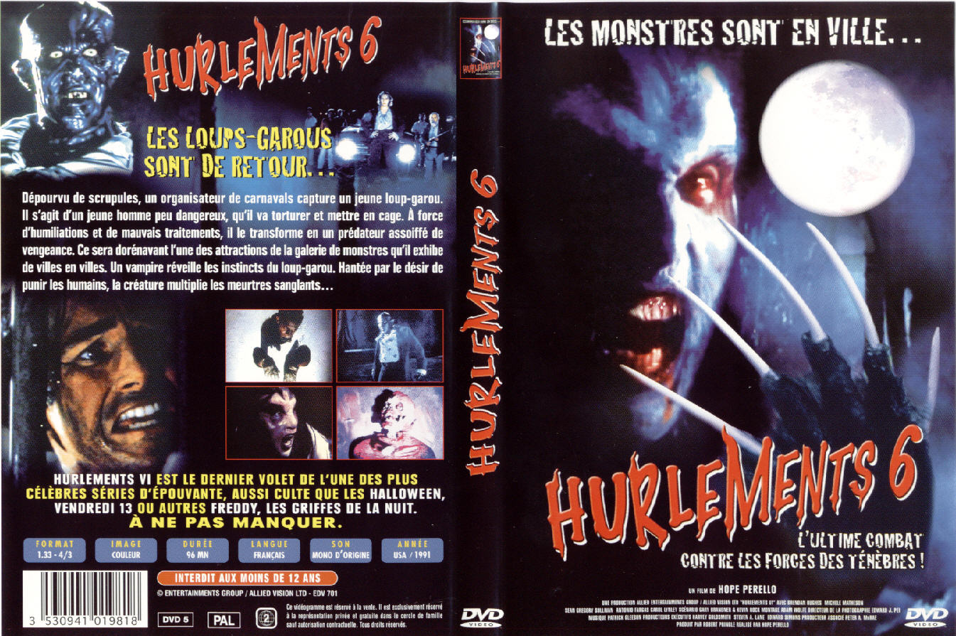 Jaquette DVD Hurlements 6