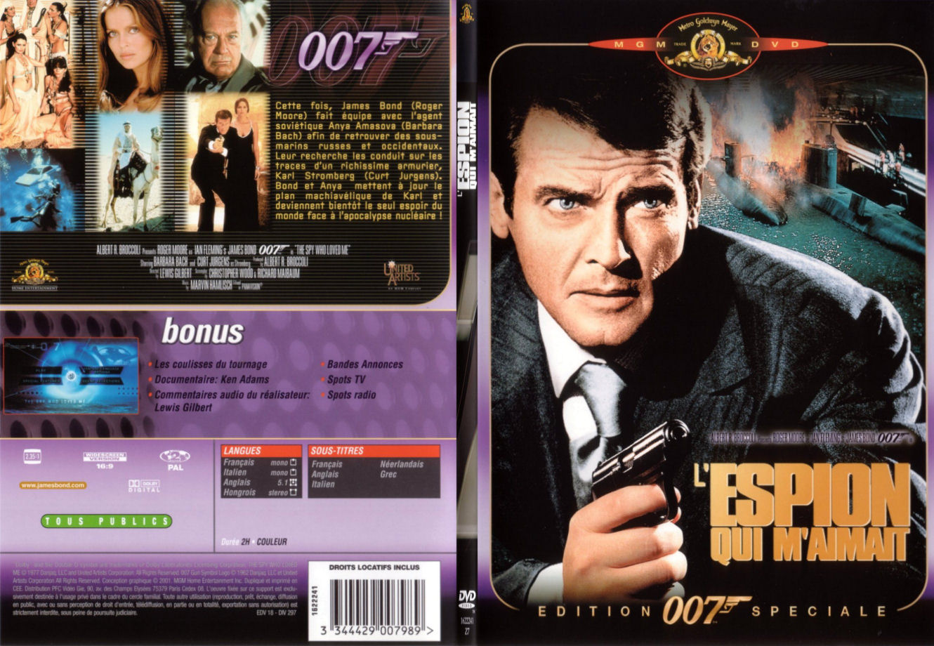 Jaquette DVD James Bond 007 L