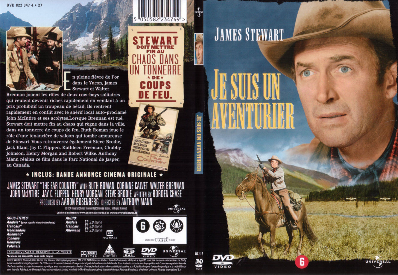 Jaquette DVD Je suis un aventurier - SLIM