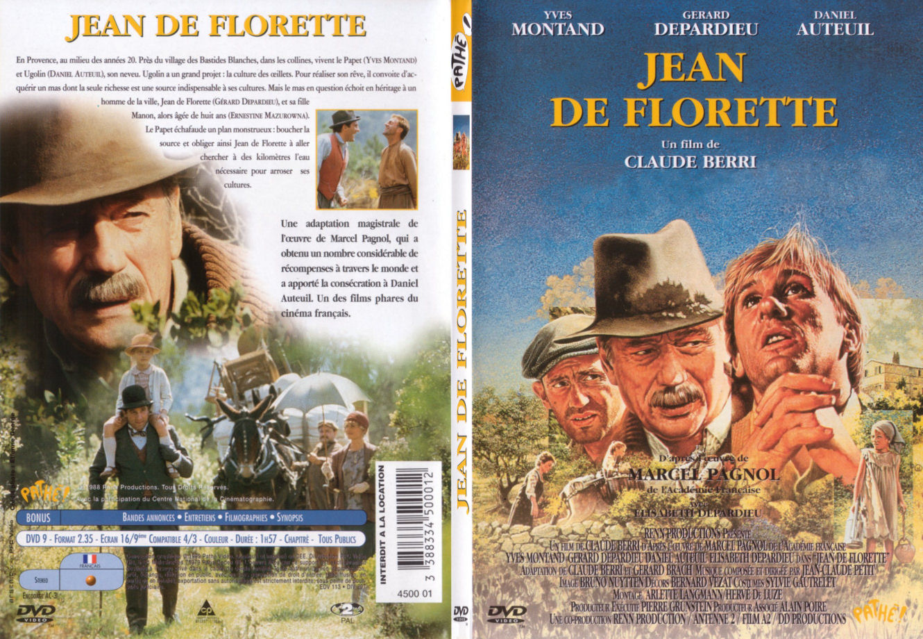 Jaquette DVD Jean de Florette - SLIM