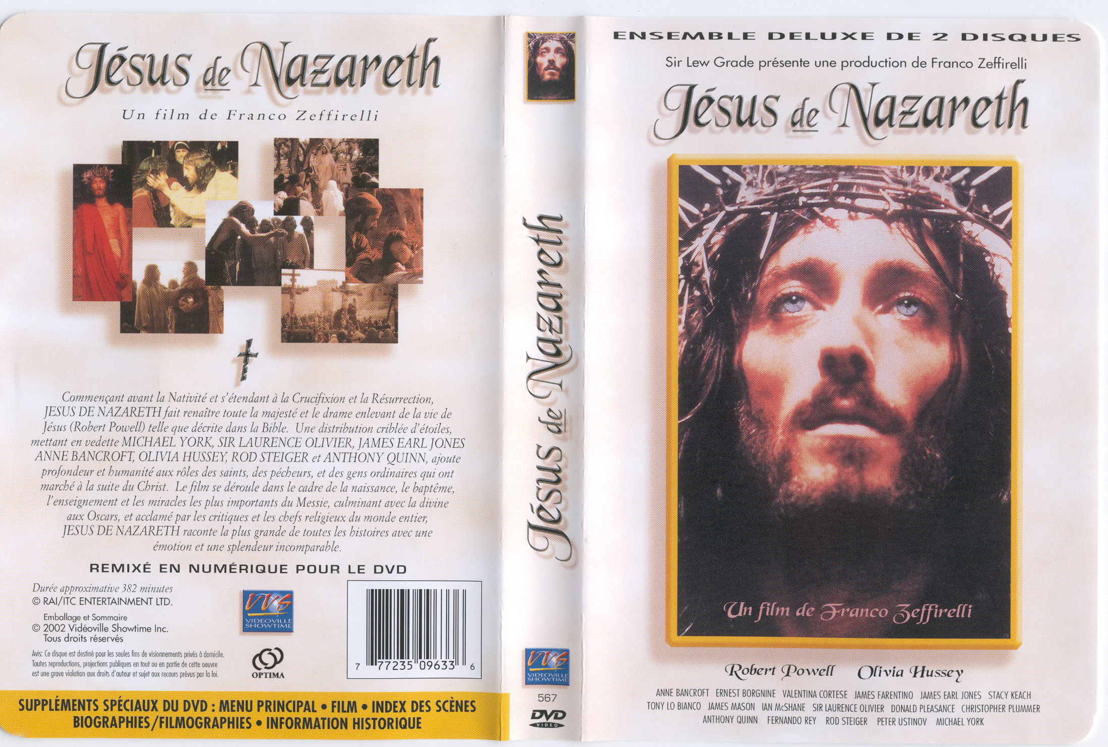 Jaquette DVD Jsus de Nazareth