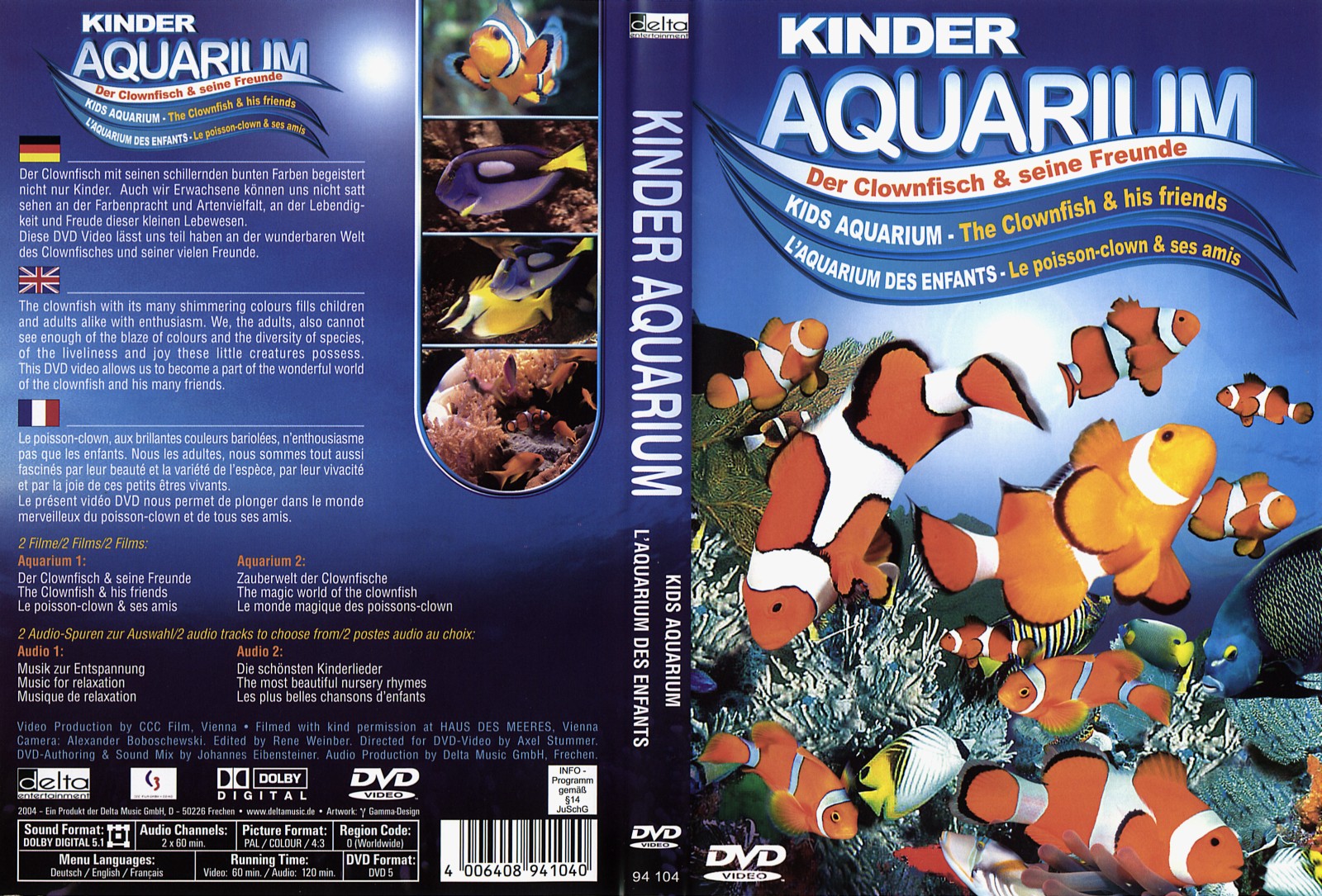 Jaquette DVD Kinder Aquarium