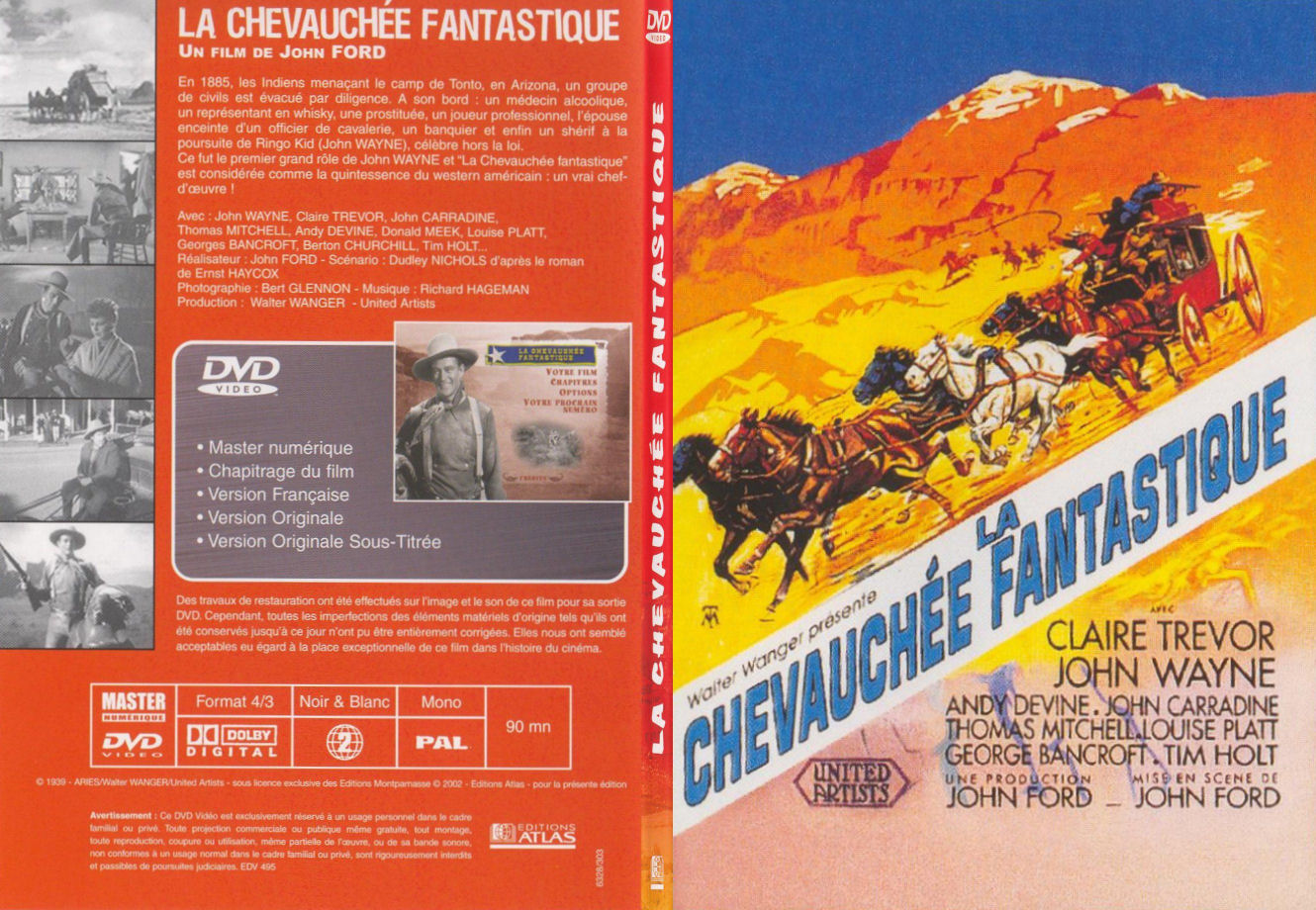 Jaquette DVD La chevauche fantastique - SLIM