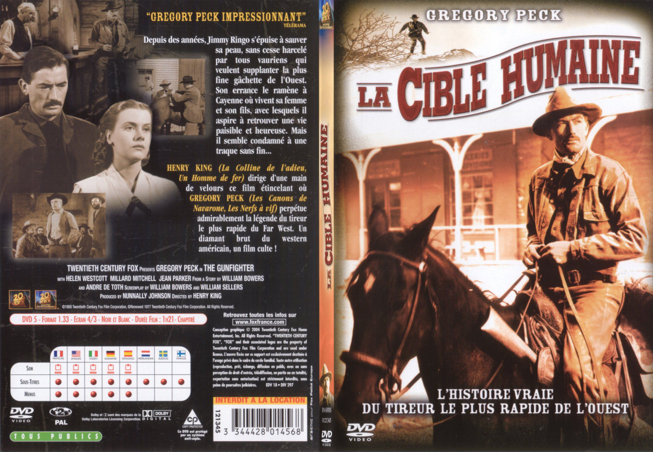 Jaquette DVD La cible humaine - SLIM