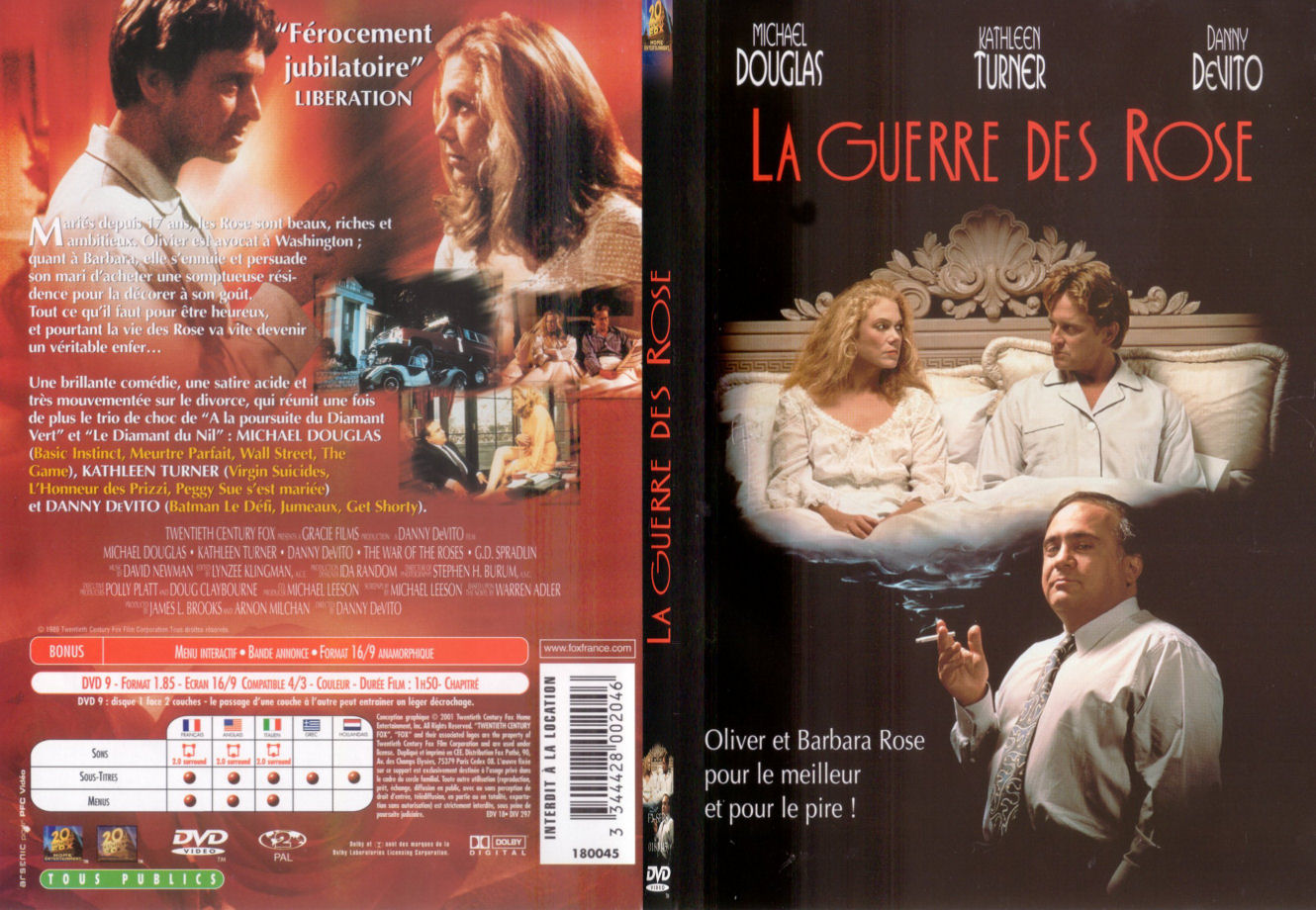 Jaquette DVD La guerre des Rose - SLIM