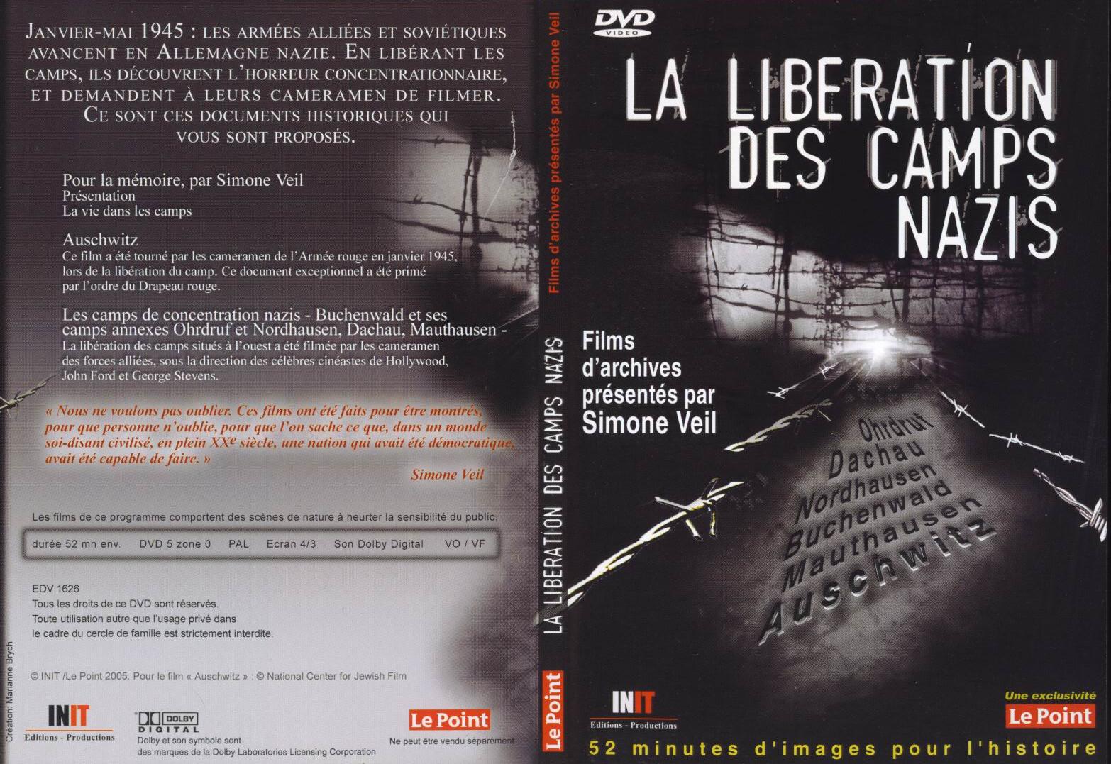 Jaquette DVD La libration des camps nazis