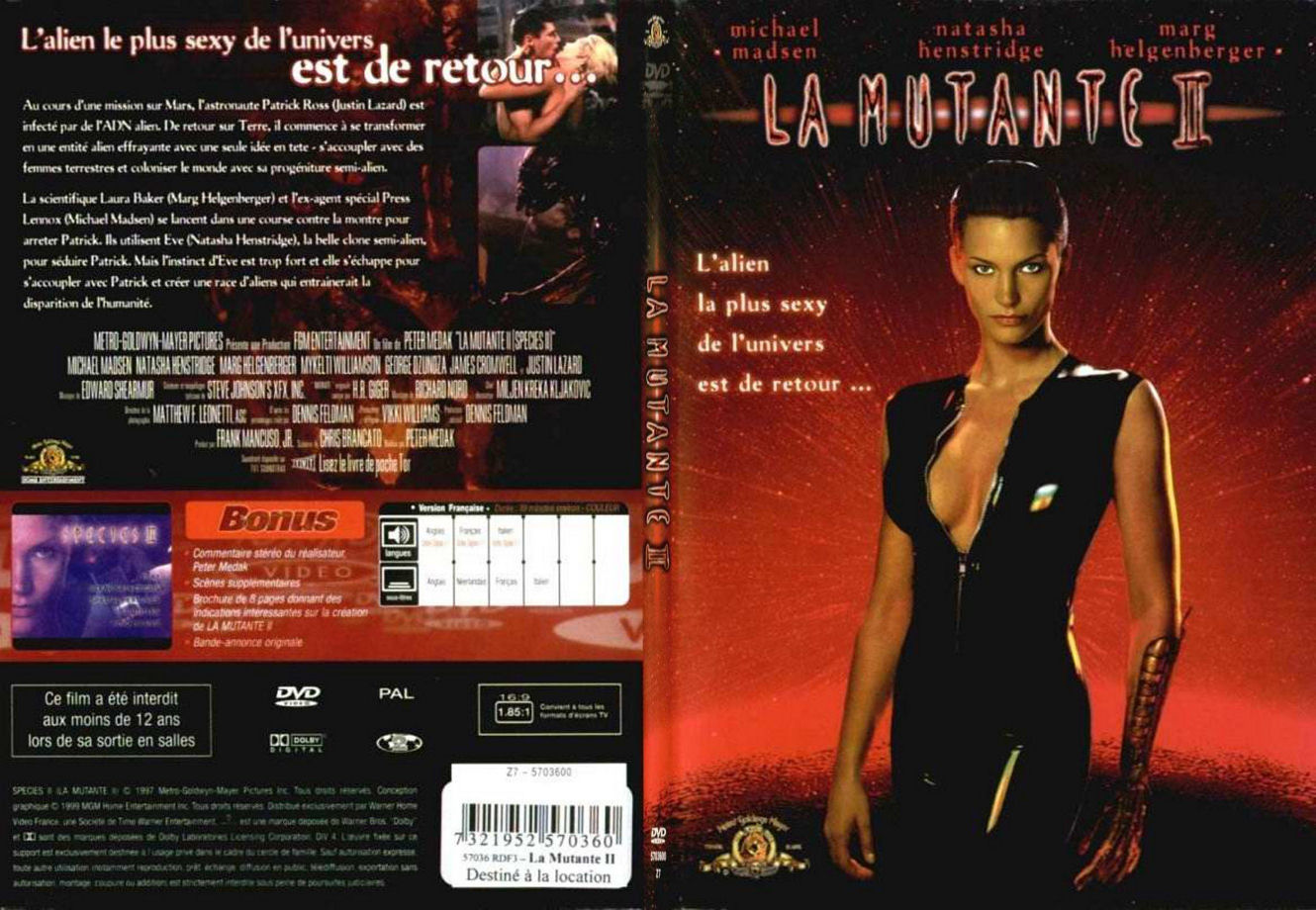 Jaquette DVD La mutante 2 - SLIM