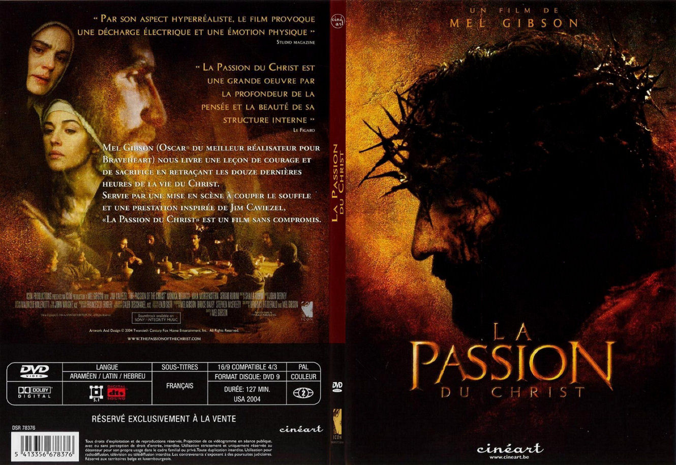 Jaquette DVD La passion du Christ - SLIM