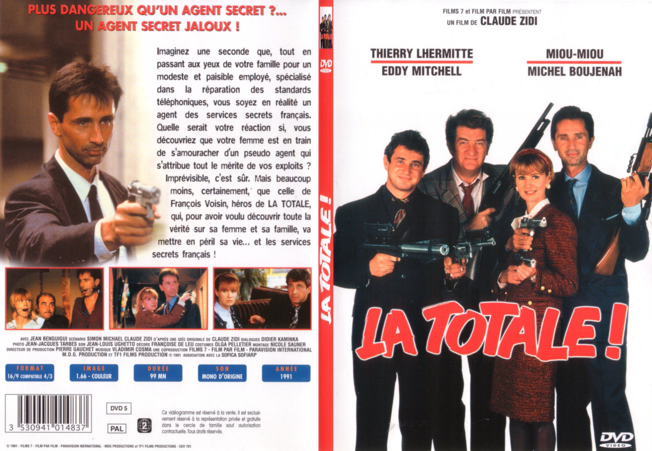 Jaquette DVD La totale - SLIM