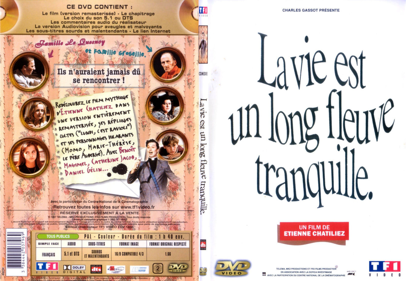 Jaquette DVD La vie est un long fleuve tranquille - SLIM