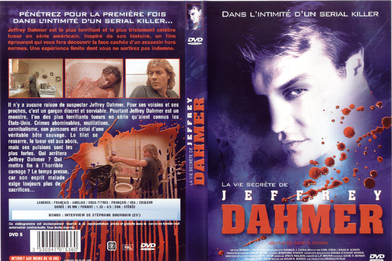 Jaquette DVD La vie secrte de Jeffrey Dahmer