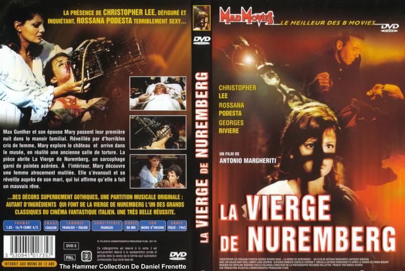 Jaquette DVD La vierge de Nuremberg