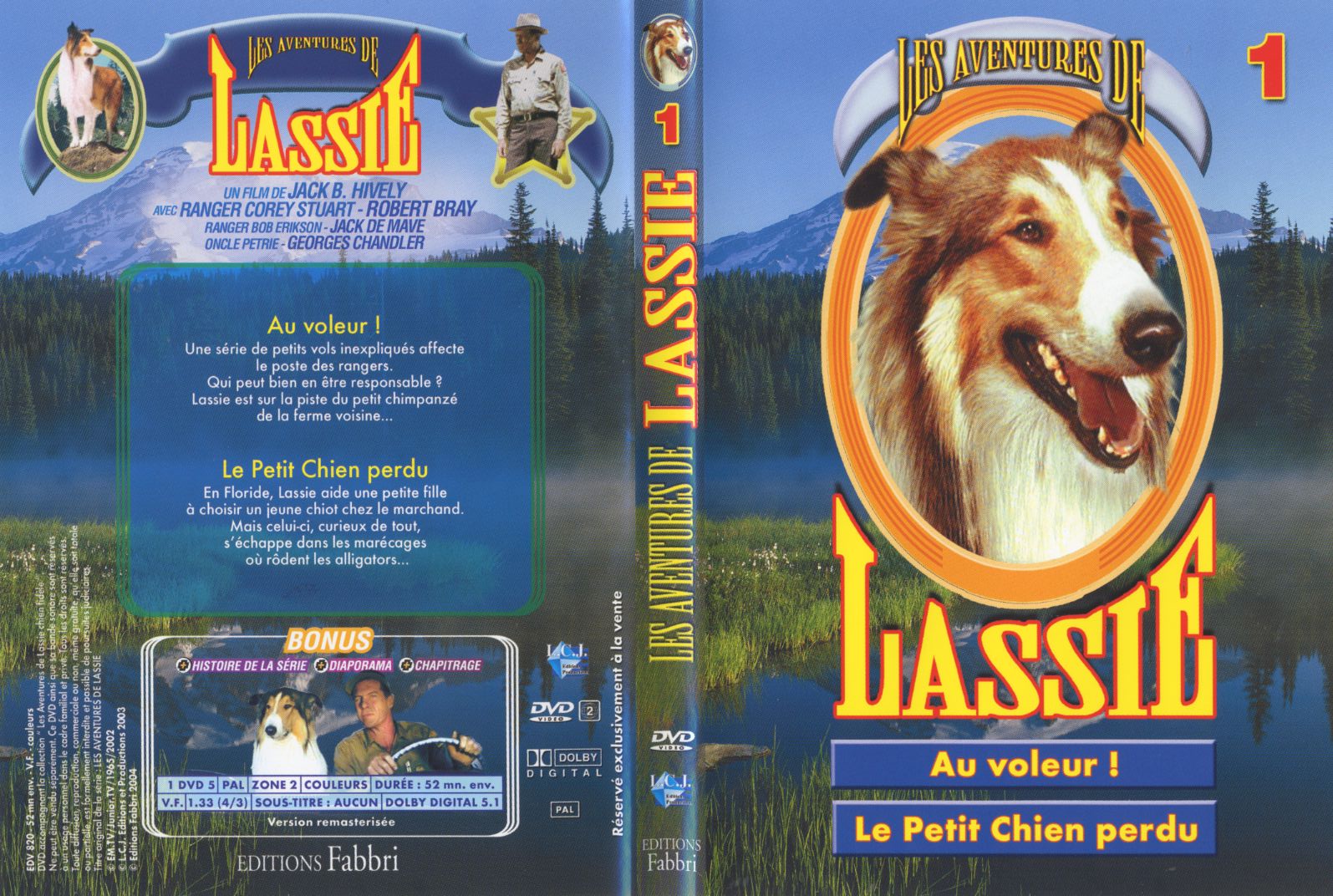 Jaquette DVD Lassie vol 1