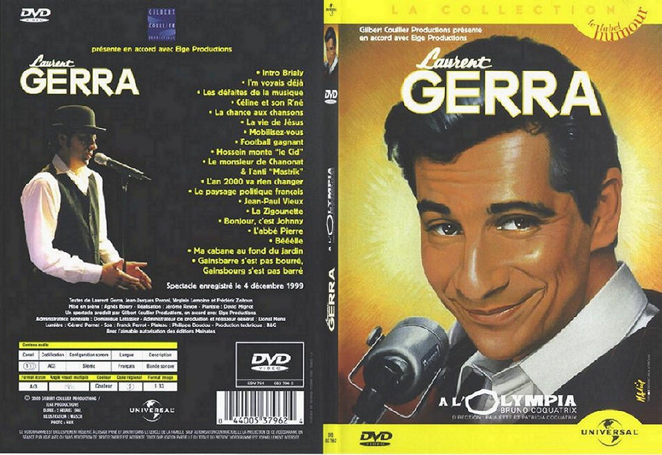 Jaquette DVD Laurent Gerra  l