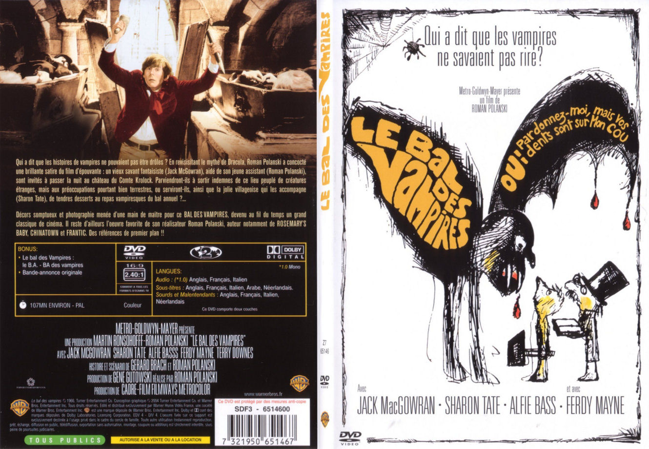 Jaquette DVD Le bal des vampires - SLIM