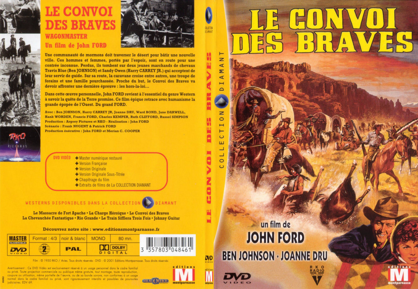 Jaquette DVD Le convoi des braves - SLIM