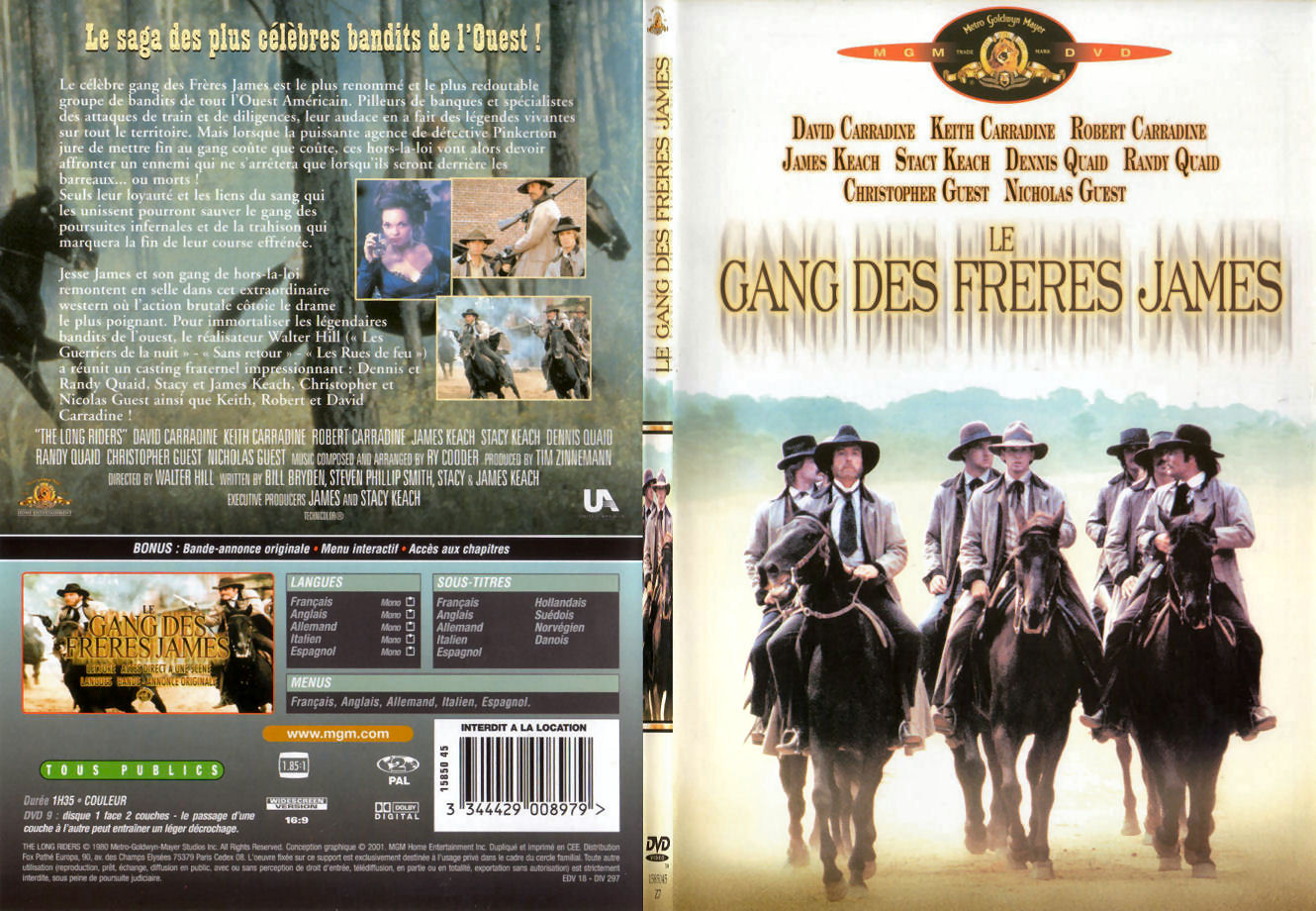 Jaquette DVD Le gang des frres James - SLIM