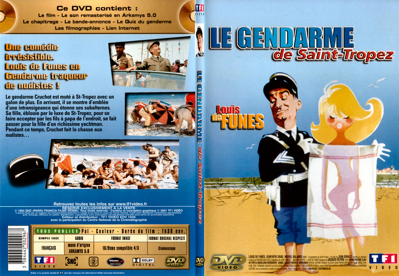 Jaquette DVD Le gendarme de st tropez - SLIM