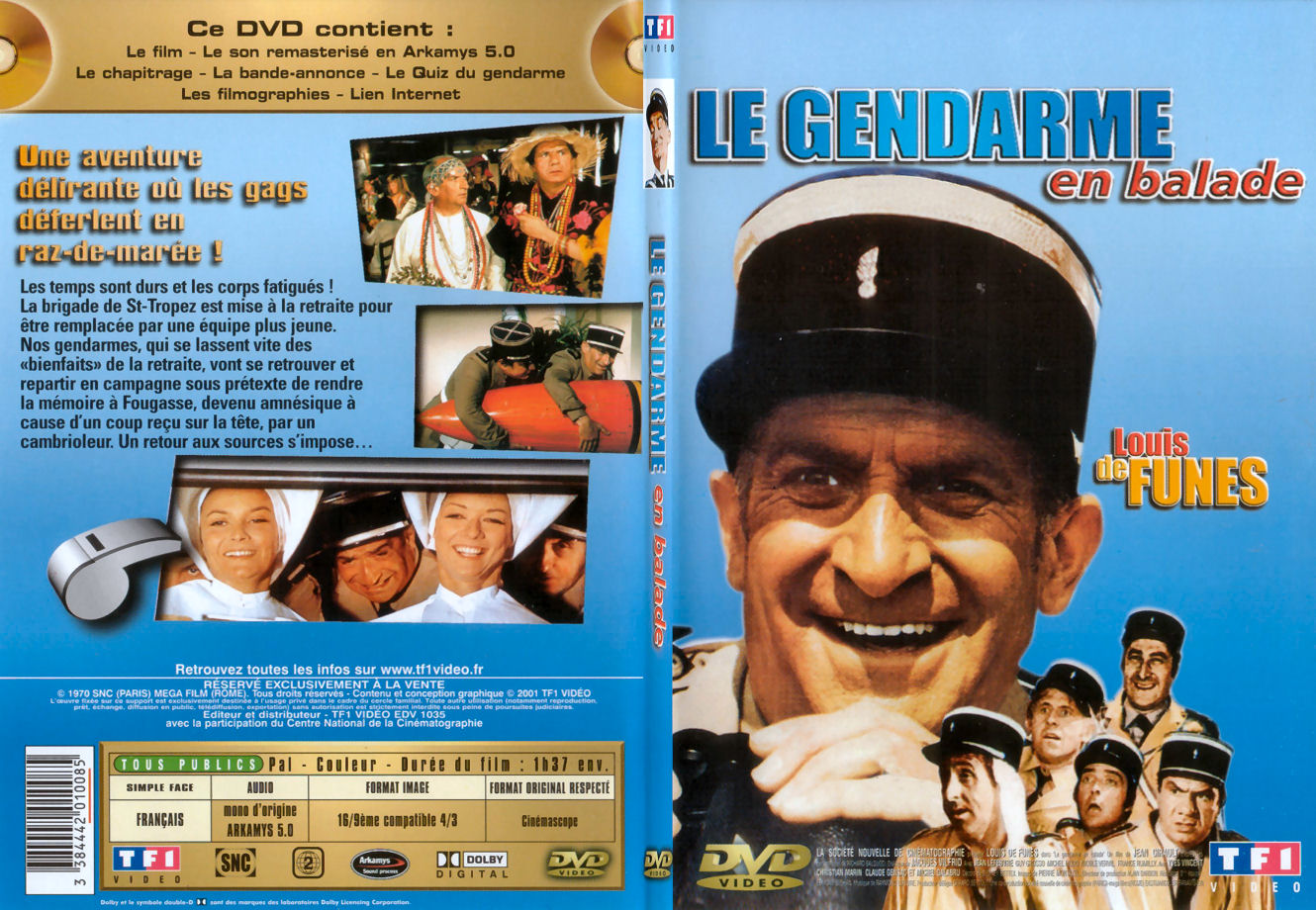 Jaquette DVD Le gendarme en balade - SLIM