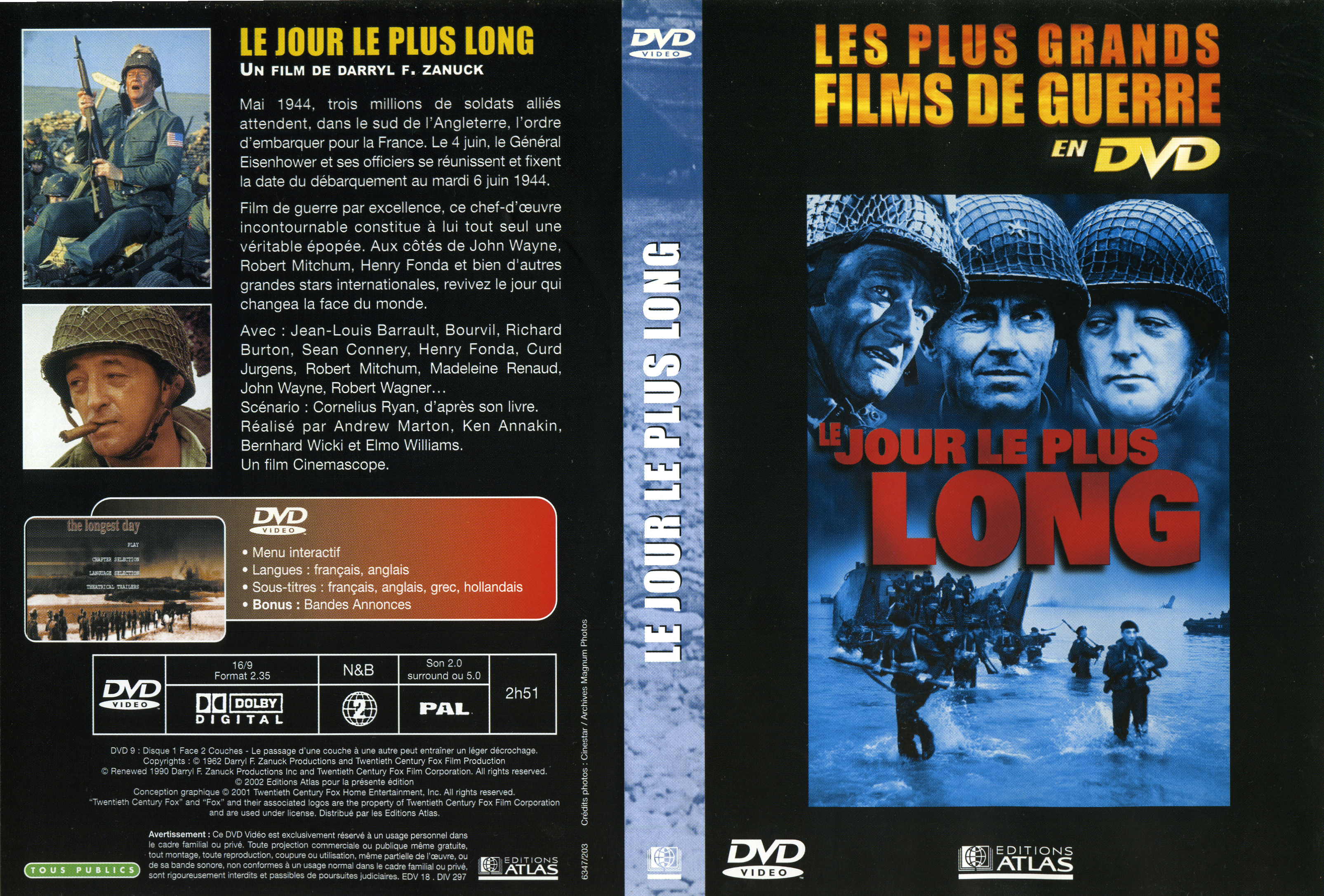 Jaquette DVD Le jour le plus long v2