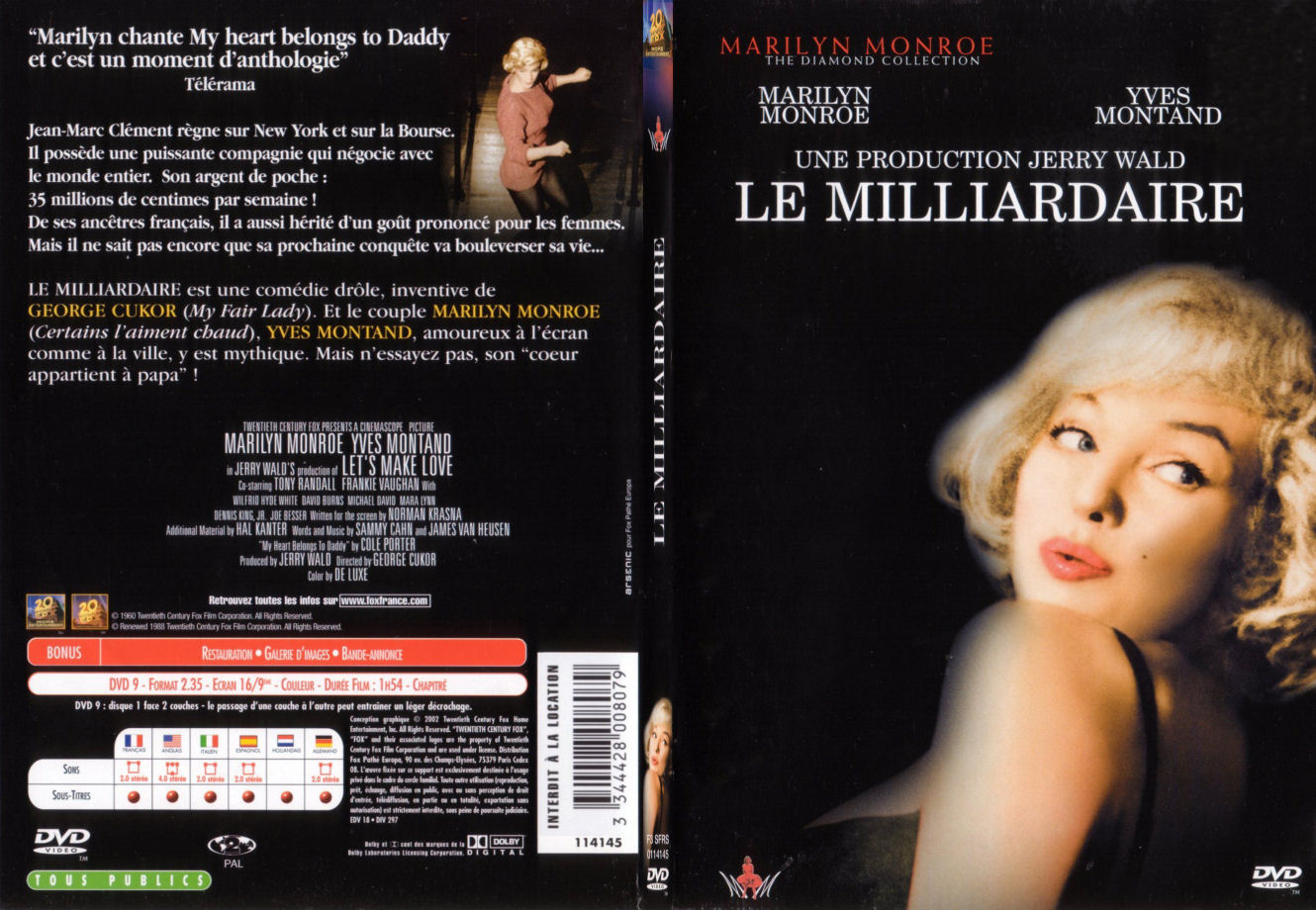 Jaquette DVD Le milliardaire - SLIM