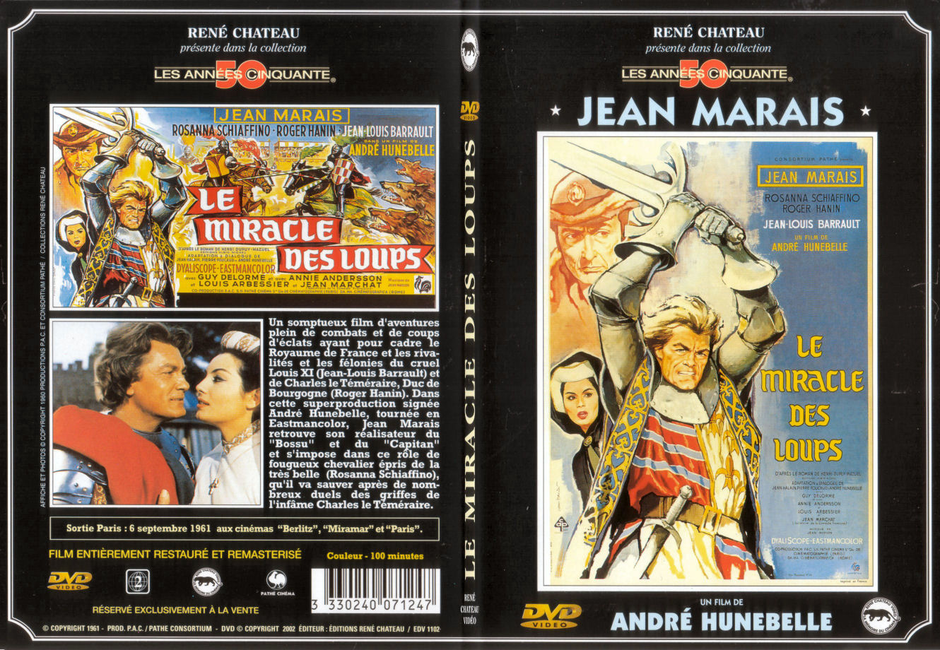 Jaquette DVD Le miracle des loups - SLIM