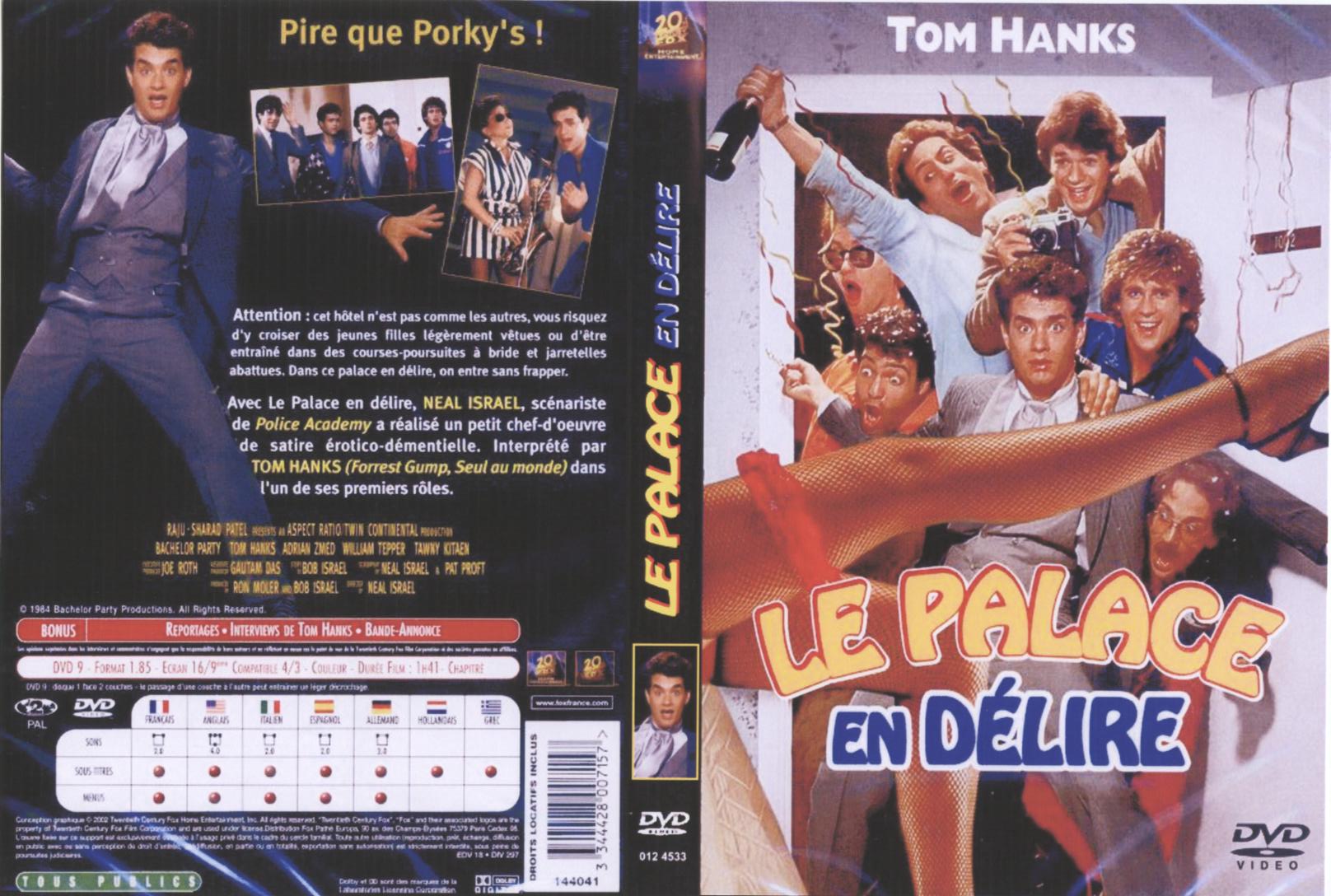 Jaquette DVD Le palace en dlire