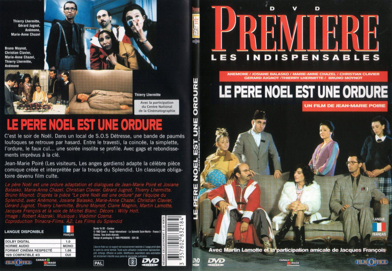 Jaquette DVD Le pere Noel est une ordure - SLIM